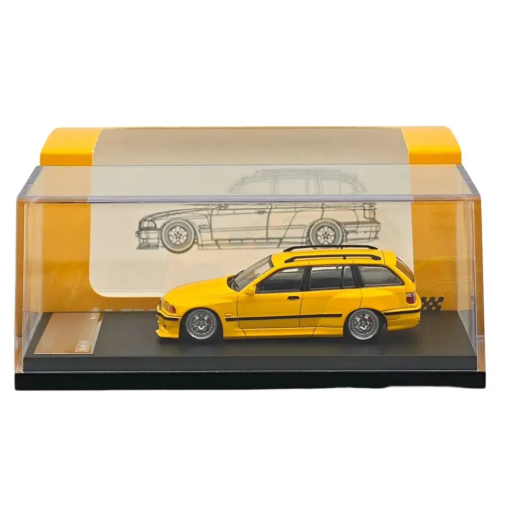 Mortal 1:64 per B2W E36 Touring Station Wagon Diecast Toys Modelli di auto Collezione di hobby Regali Edizione limitata