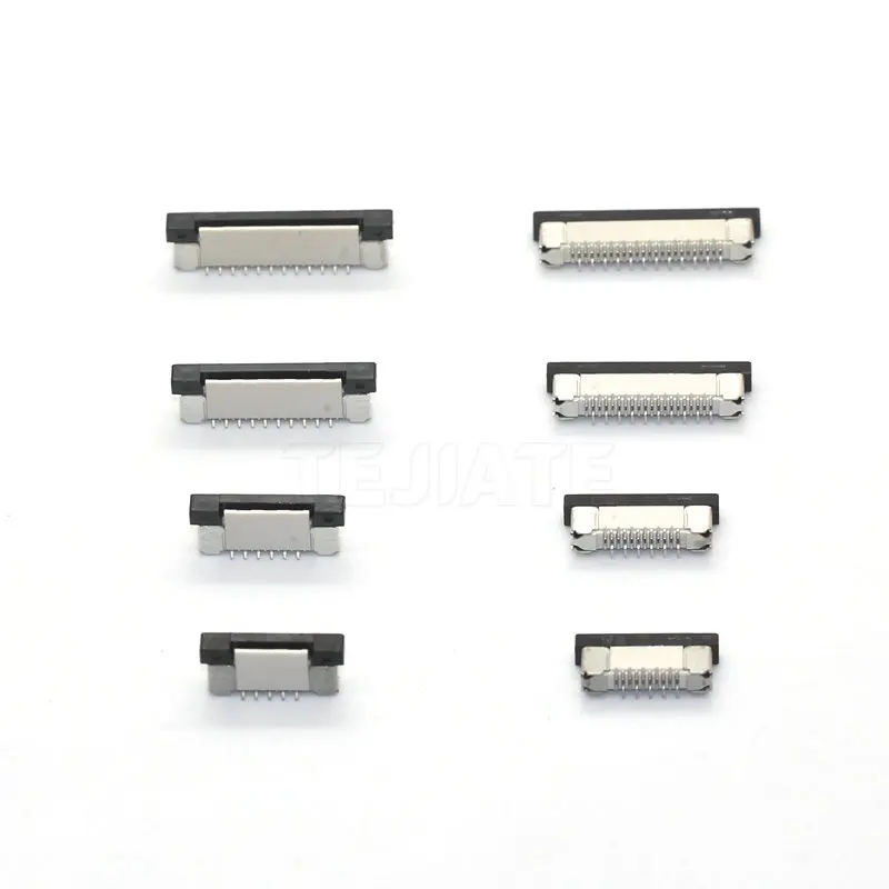 10pcs FFC FPC socket 0.5mm 4/6/7/8/9/10/12/14/15/16/20/22/24/26/28/30/34/40/45/50/54/60 Pin Vertical Type Ribbon Flat Connector