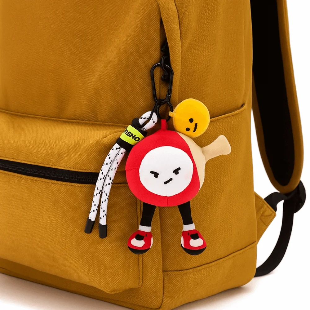 

PP Cotton Plush Table Tennis Plush Toy Fluffy Comfortable Table Tennis Doll Pendant Hanging Cartoon Sports Plush Keychain