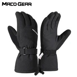 Guanti da sci invernali caldo Touch Screen antiscivolo impermeabile neve ciclismo Snowboard guanti sportivi accessori Outdoor per uomo donna