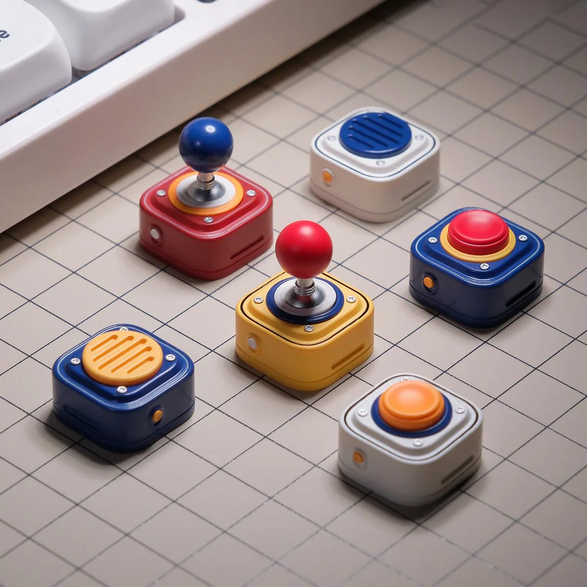Pop Arcade-Style Joystick Resin Keycap 6 kinds Popular Mechanical Keyboard Keycap Cross keycap For Keyboard Accessories
