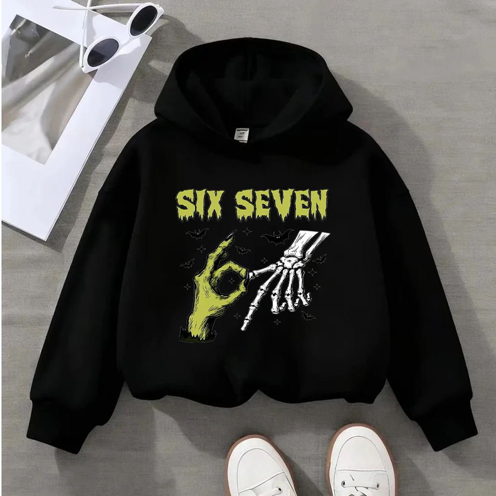 

Рождественский детский свитшот на Хэллоуин с жутким скелетом и принтом рук для маленьких мальчиков и девочек, повседневный пуловер с длинными рукавами, топ