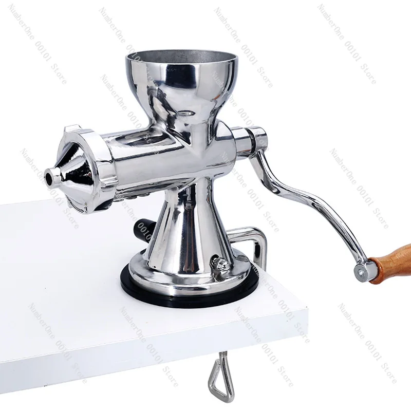 304 Stainless Steel Manual Juicer | Household wheatgrass, orange, ginger, pomegranate hand-cranked juicer