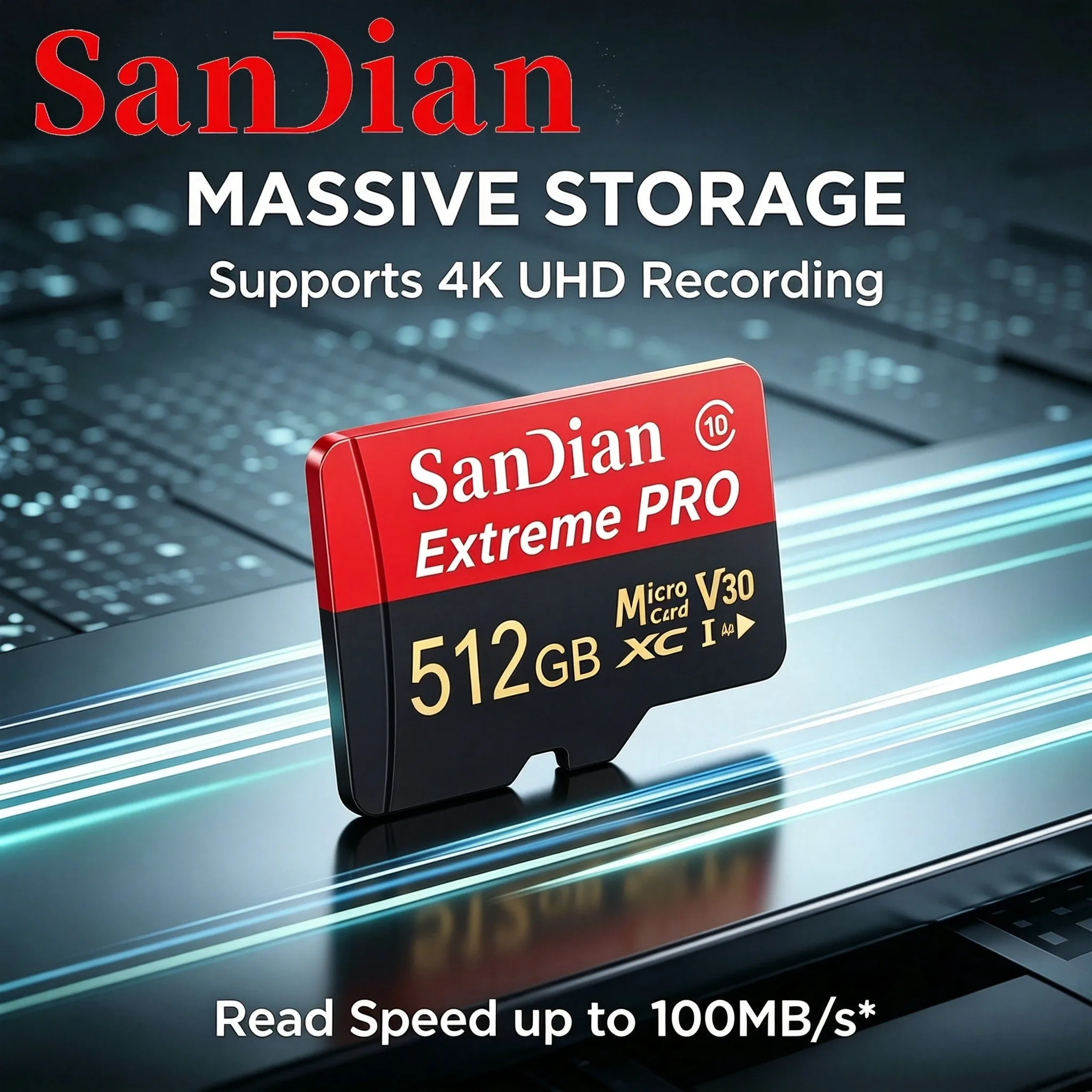 Memory Card 64GB TF Cards 256GB Micro TF SD Card 128GB SD Cards Music Storage A2 8K for Drone/Desktop/Smart TV/GPS/Dashcam