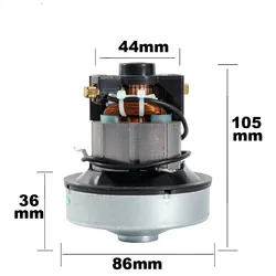 Akcesoria do odkurzaczy SC861 SC861A SA2801 silnik silnika 600W bez średnicy kondensatora 86mm