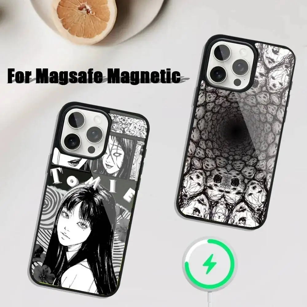 

T-Tomie K-Kawakami Phone Case For iPhone 17,16,15,14,13,12,11,Pro,Max,Plus,Mini,SE4,E Magnetic Magsafe Wireless Charging