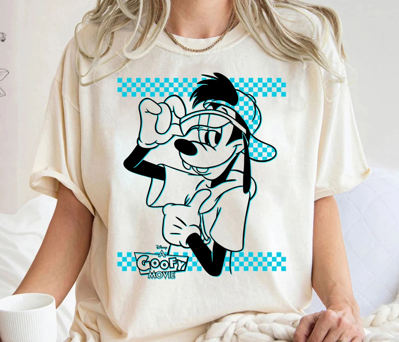 

Футболка унисекс Disney Goofy Movie Max Goof 90-х годов для взрослых, хлопковая модная уличная футболка, футболка в стиле гот y2k