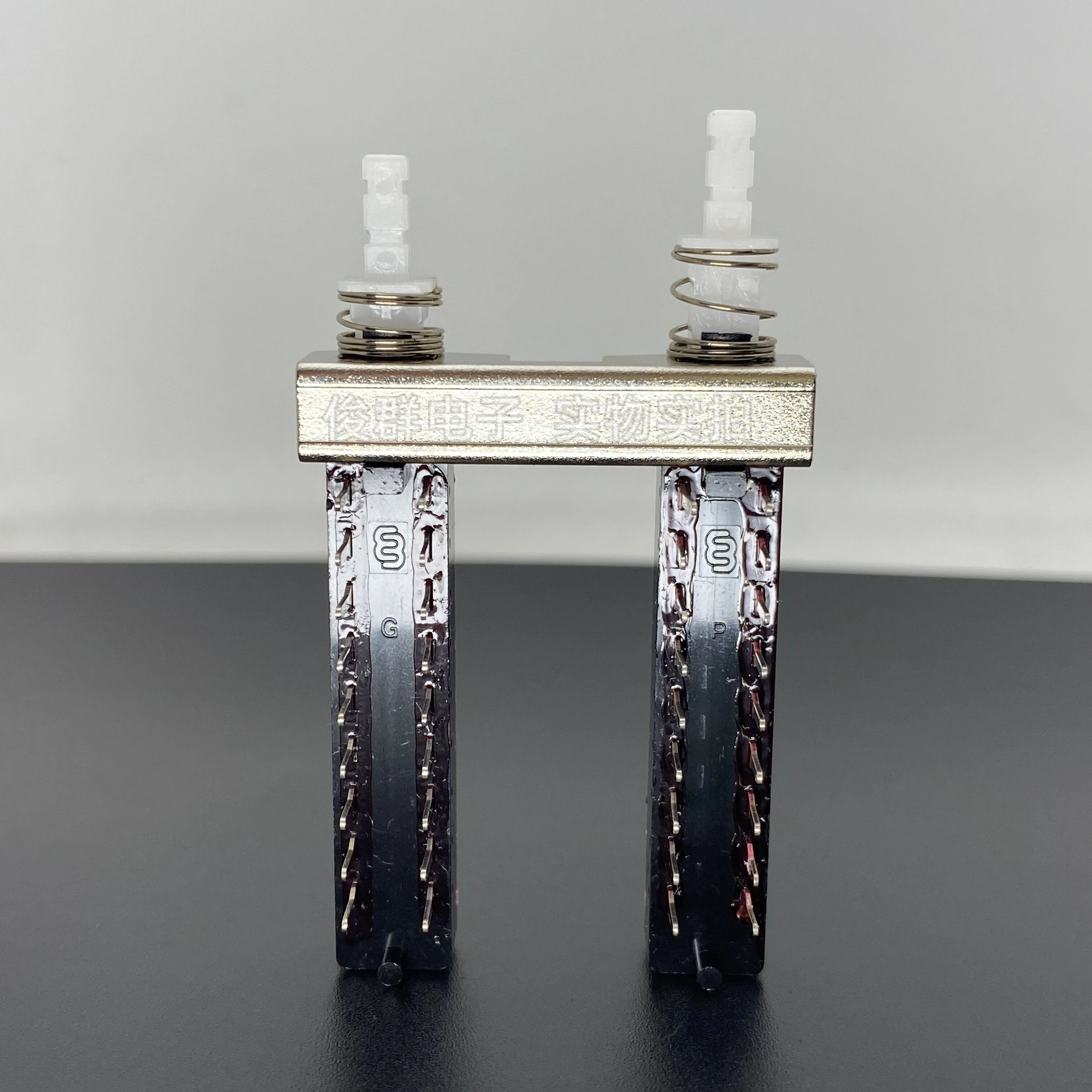 5 uds/interruptor de alimentación de bloqueo automático interactivo llave de 18 pines amplificador de audio mezclador de chasis con botón de bloqueo