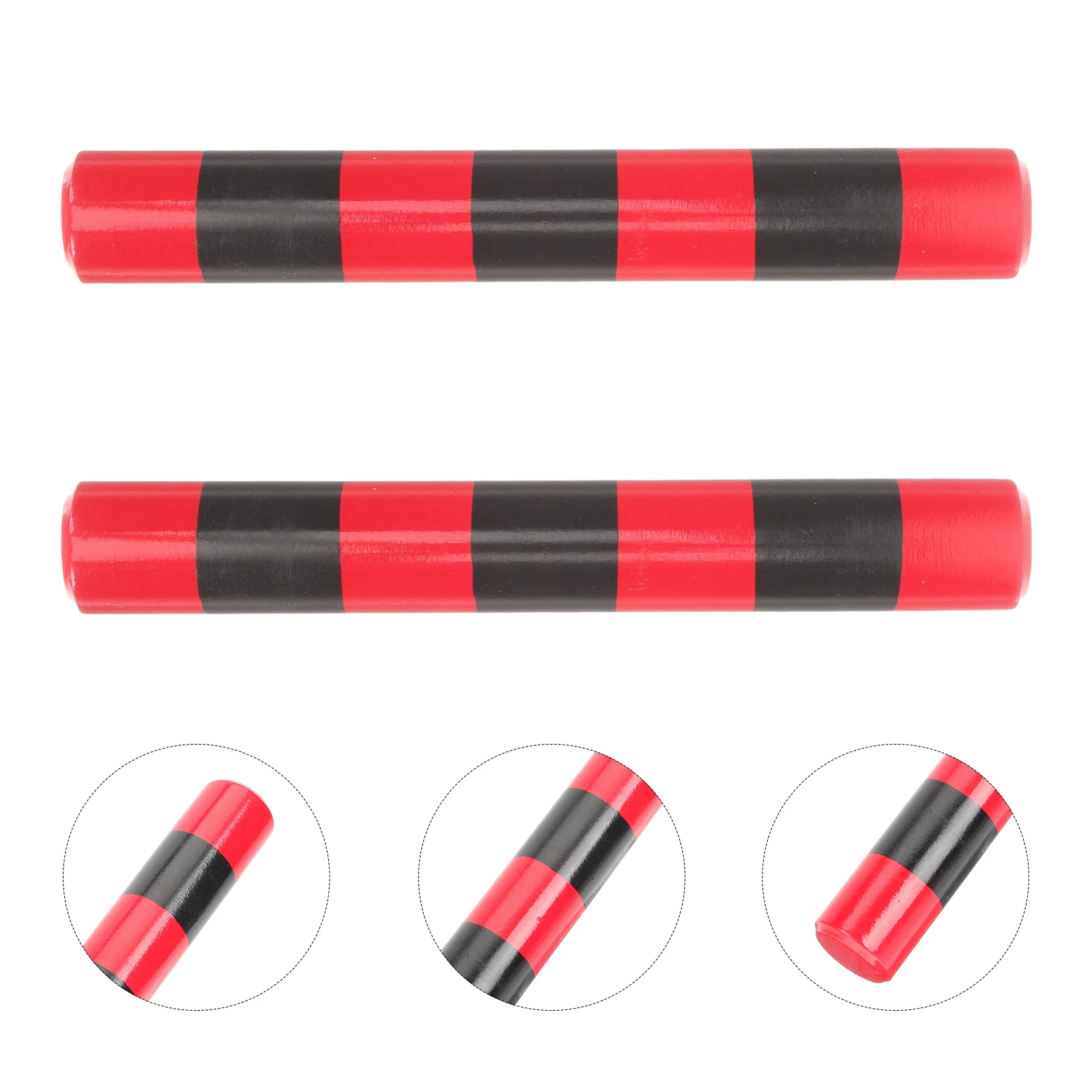 

2pcs Orff Rain Sound Maker Children'S Musical Enlightenment Stripe Rain Drum Wooden Instrument For Kids Early Learning