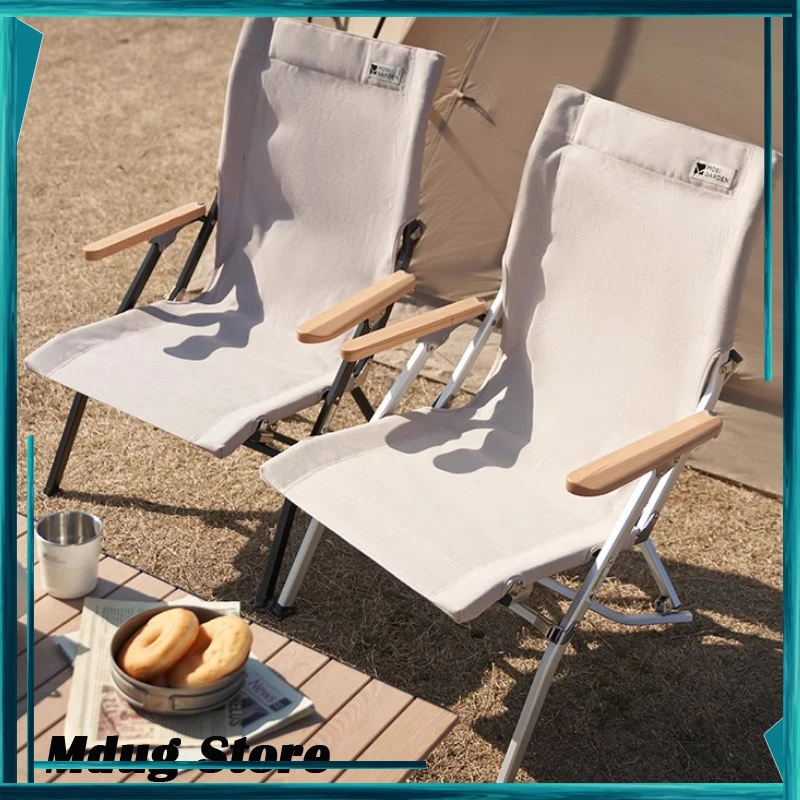 

Strong High Back Beach Chairs Garden Outside Armchairs Chaise Beach Chairs Travel Outdoor Tumbona Plegable Lounge Furniture