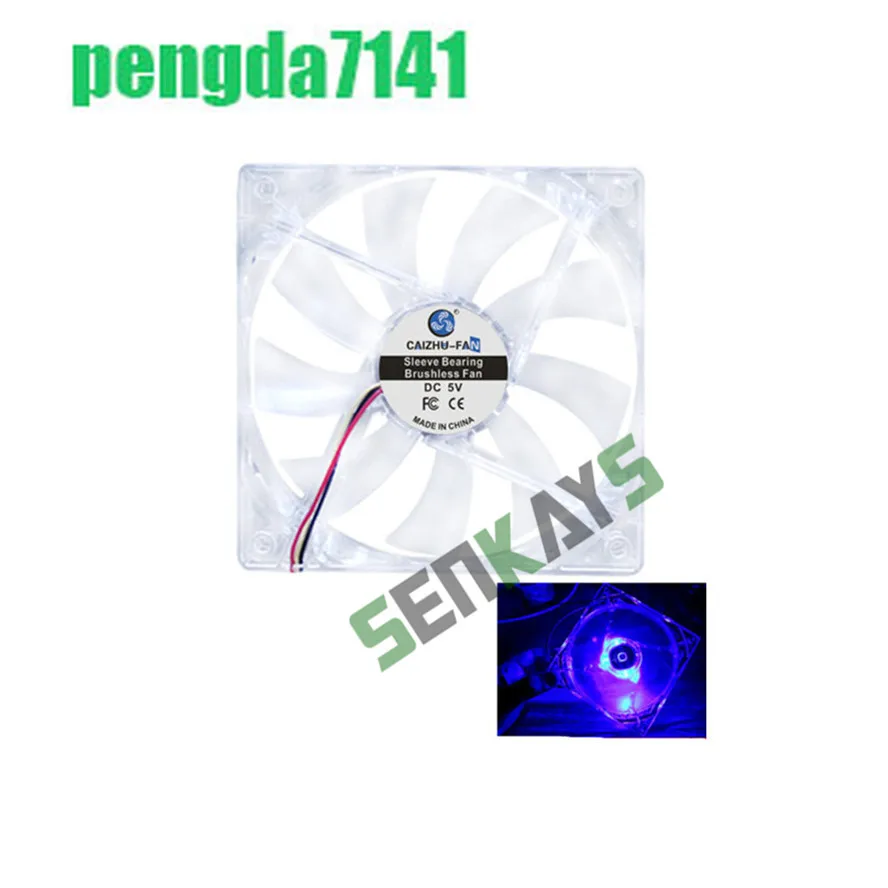 120MM 12cm 12025 kipas CPU 120x120x25mm DC 5V 12V 24V kipas pendingin casing komputer 3pin LED