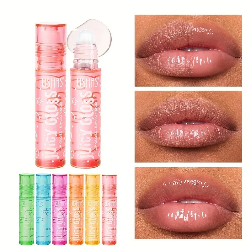 Aceite labial de fruta fresca, bálsamo labial de limón, maquillaje de imprimación, aceite labial transparente hidratante de larga duración, brillo de labios, cosméticos