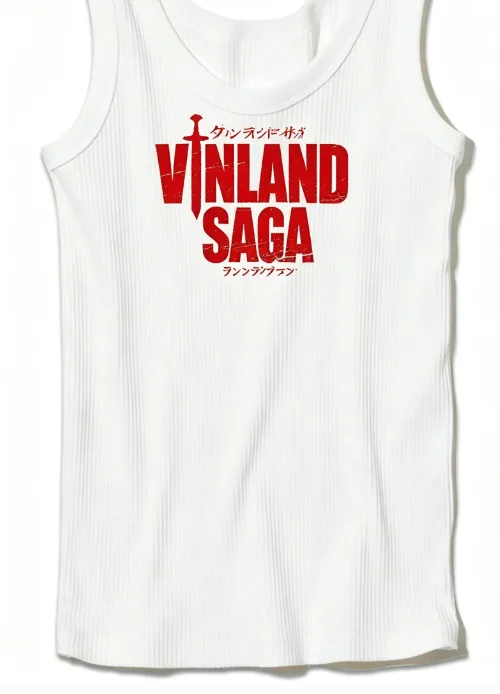 Vinland Saga Ribbed Tank Streetwear Anime Lover New Model personality Clothes Year round clothing Unisex high quality Breathable