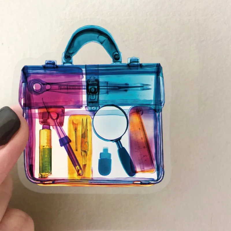 50개 만화 맞춤형 X-ray 비전 PET 창의적인 그래피티 장식 스티커