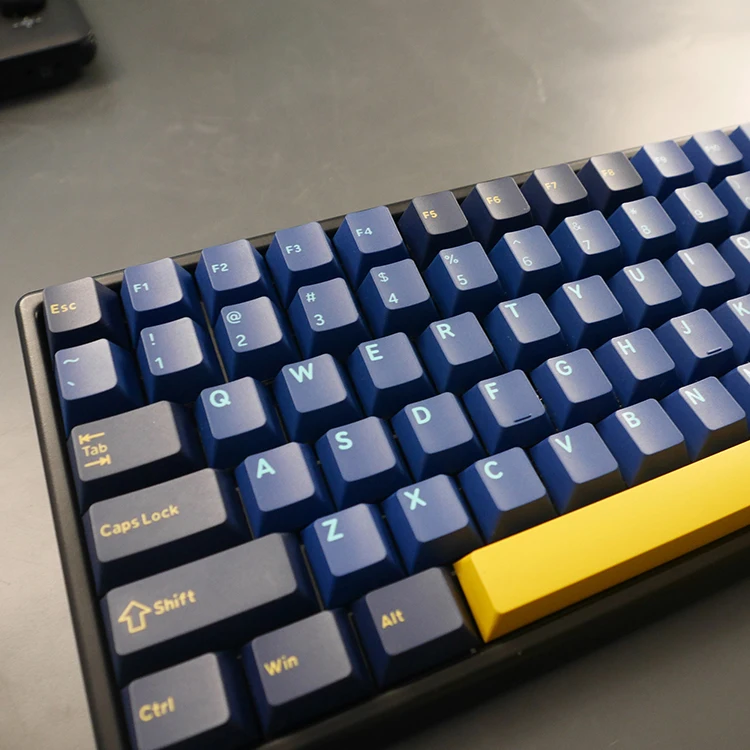 노틸러스 PBT 2색 성형 원래 높이 키캡 2색 사출 성형 공정 두꺼운 PBT