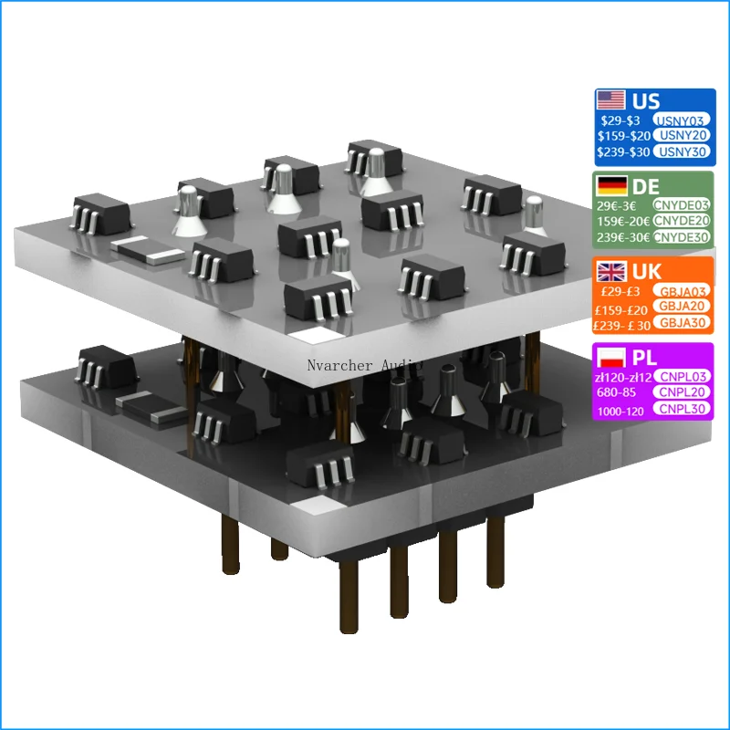 Nvarcher SX45B  Double Op Amp Chip Replace NE5532 Audio Discrete Component Operational Amplifier HiFi AUDIENCE Preamplifier