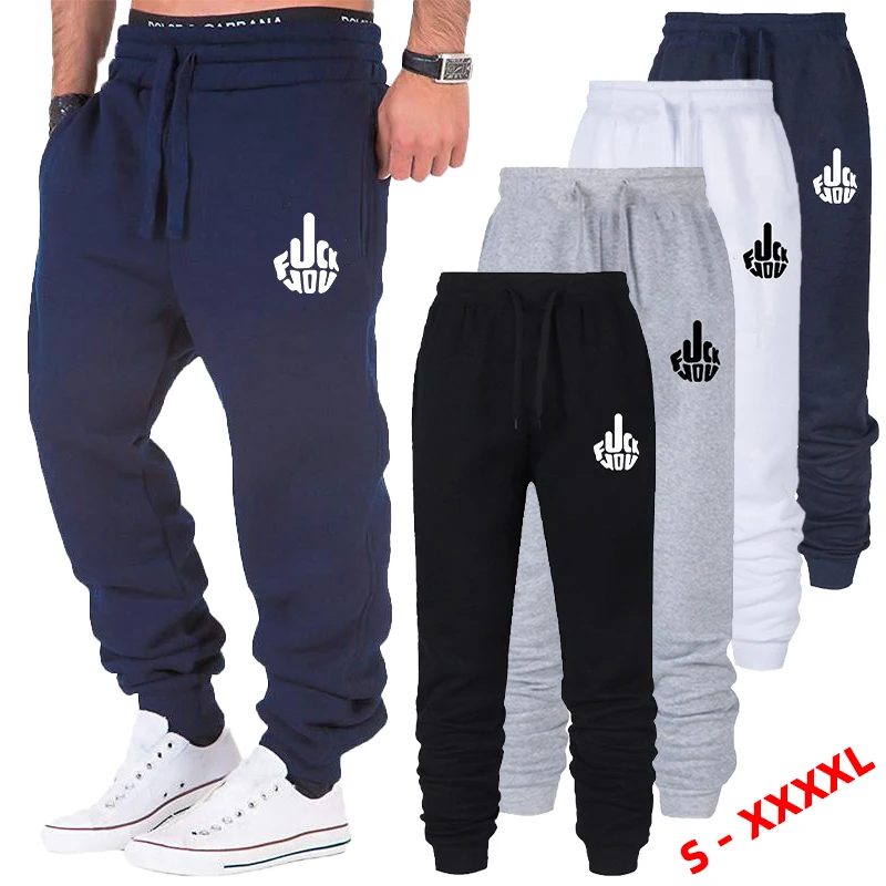 

New Men Trousers Fitness Sweatpants Men's Casual Pants Soft Sports Pants Jogging Pants Plus Size S-4XL