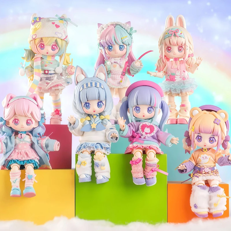 공식 시몬토이즈 니자이 스위트 판타지 시리즈 BJD 블라인드 박스 12인치 귀여운 인형 컬렉션 플레이세트 카와이 피규어 디스플레이 아이템 선물