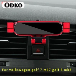 Car Phone Holder For vw volkswagen golf 7 mk7 golf 8 mk8 Car Styling Bracket GPS Stand Rotatable Support Mobile Accessories