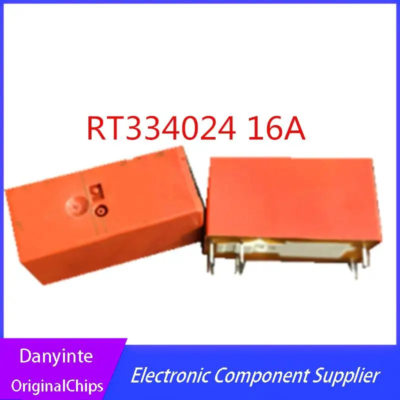 NEW  5PCS/LOT   RT334024 16A  RT334024-24v   24vdc 25vac 6PIN