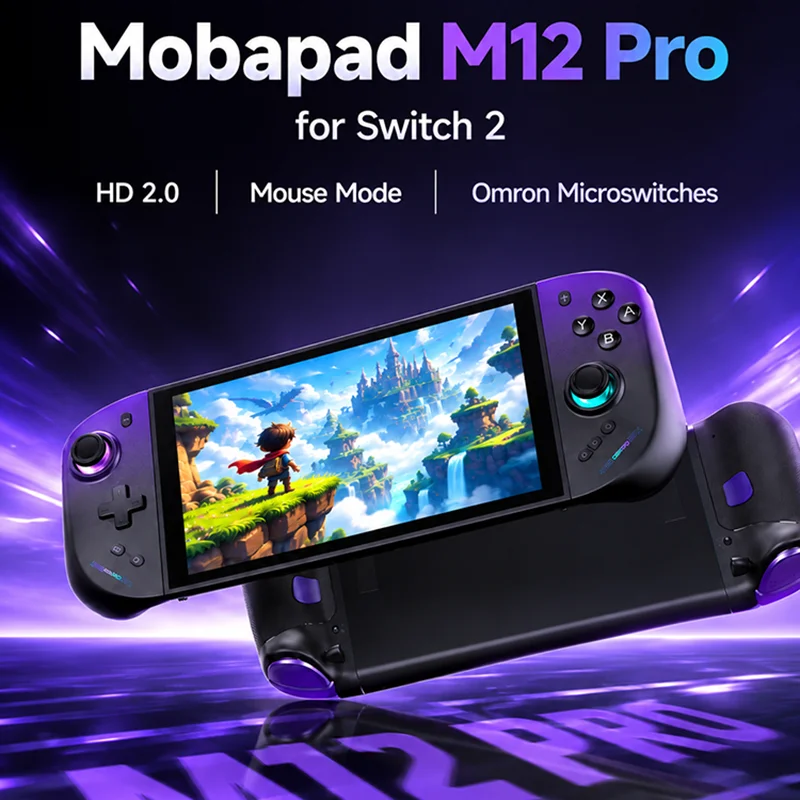 MOBAPAD M12 Pro Controller for Nintendo Switch 2 with TMR Joysticks HD 2.0 Vibration, Mouse Mode, Split Gamepad for NS2