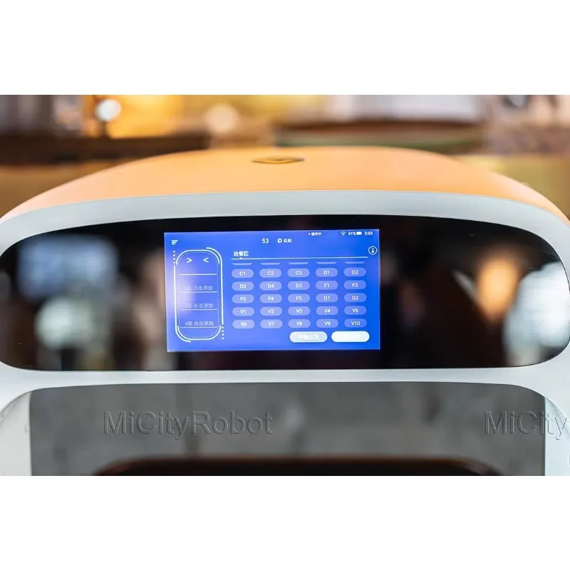 Catering Hotel Serving Food Waiter Human Restaurant Service Delivery Humanoid Intelligent Robot for Sale - Image 3