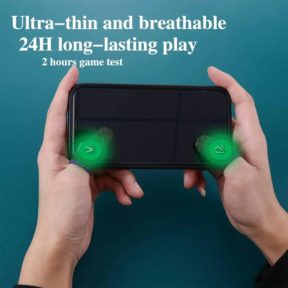 Fingertips Sleeve Mobile Games Touch Screen Game Accessories Gaming Finger Cover Thumb Gloves Finger Sleeve Fingertip Gloves