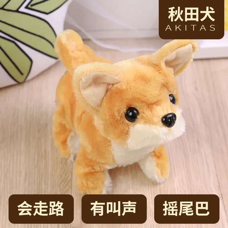 Elektronische slimme schattige hond elektrisch pluche konijn zal lopen grappig hondenspeelgoed 1-3 jaar oud