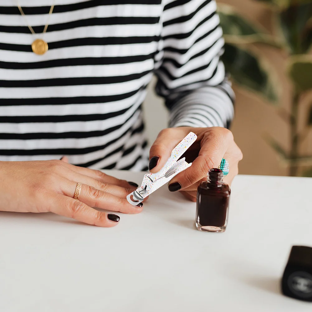 

2Pcs Portable Stainless Steel Nail Clippers Nail Tools French U-Shaped Design Heavy Duty Toenail Clippers Manicure Kit