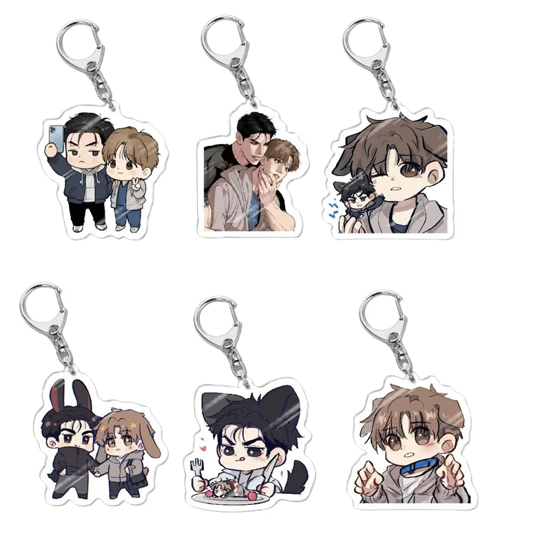 

Anime KeyChain Jinx Women Key Ring Acrylic Stand Key Chain Joo Jaekyung Kim Dancar Key Chain Bags Girls Gift Sleutelhanger