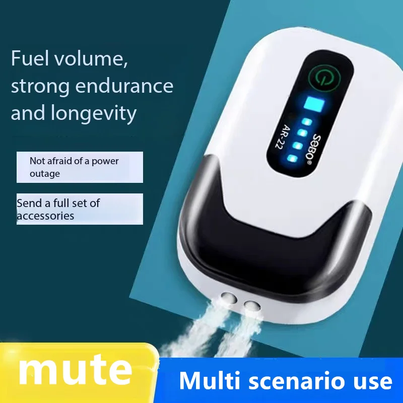 Charging Oxygen Pump, Fishing Fish Farming Dual-Use, Outdoor Portable Aerator, Lithium Battery, Small Fish Tank Dedicated