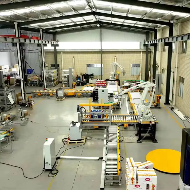 Cheap Industrial Robot and Robotic Rolls Palletizer / Robot Palletising System