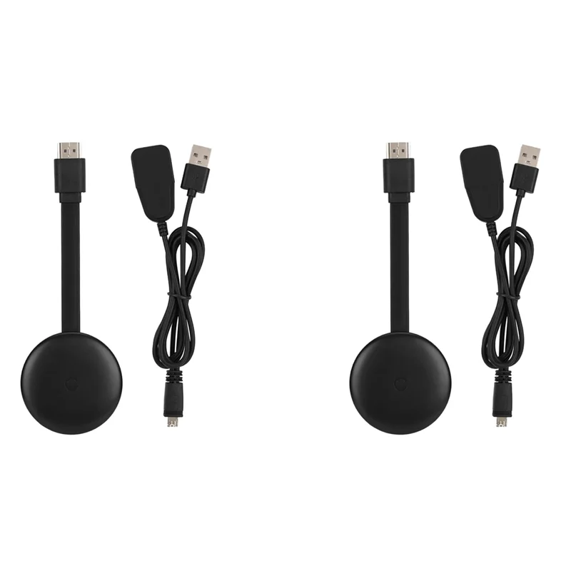 【B89E】2X Adaptador de exibição sem fio Wifi Tela fundida Espelhamento Media Streaming Receptor para telefone/PC para exibir projetor de TV