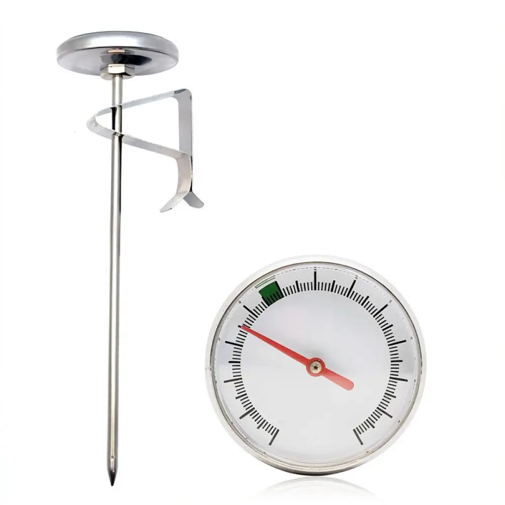 Kitchen Cooking Stainless Steel Probe For Brewing Coffee Milk Water Temperature Test Manual Dial Device