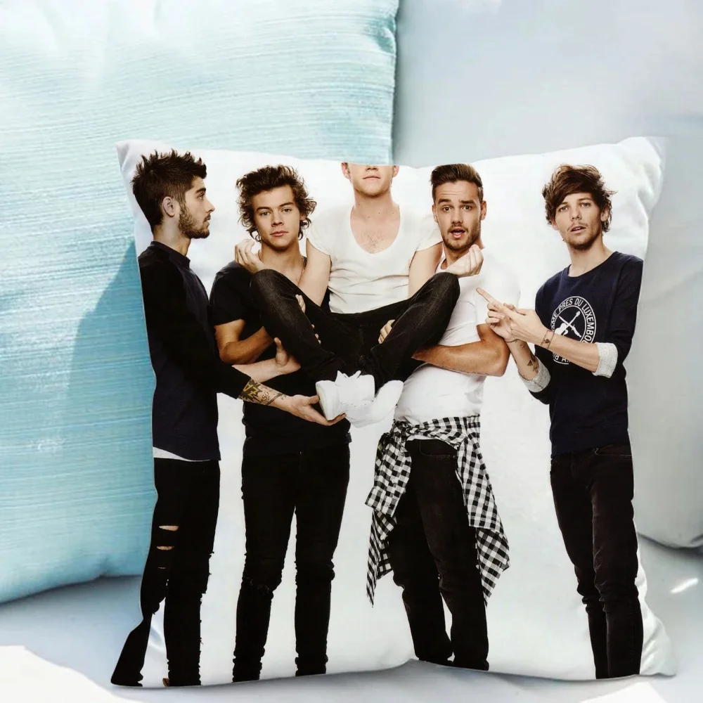 One Direction Children\'s Decorative Cushions for Decorative Sofa Pillowcases Bed Cushions for Living Room Cushion Cover 45*45