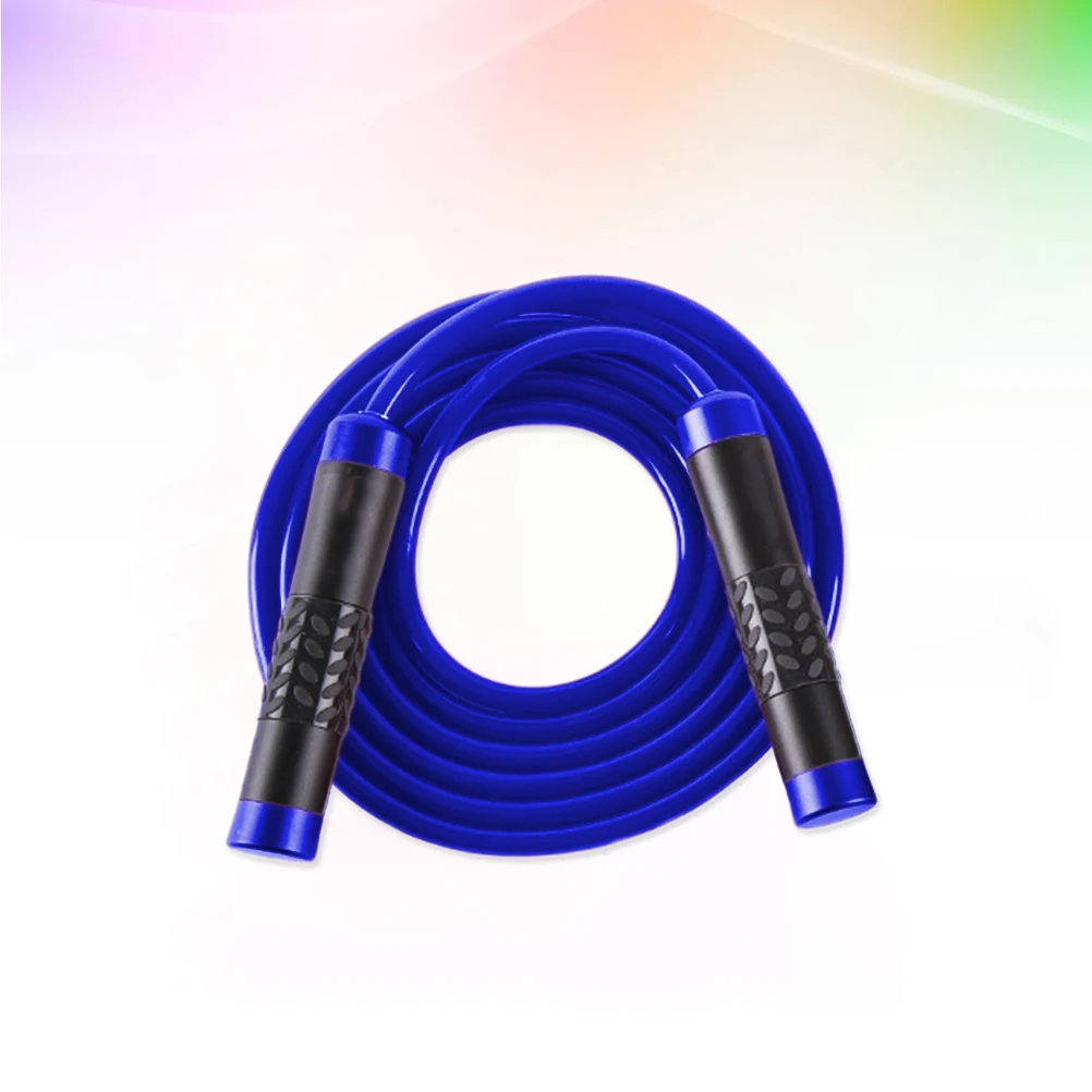 

Adjustable Weighted Jump Rope Ball Bearing Aluminum Handle For Fitness Workout Training Skipping Rope Home Gym Outdoor Blue