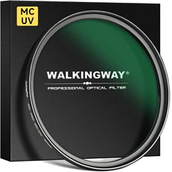 Walkingway UV filtresi 58mm 77mm 82mm 46mm Lens filtre MC UNC UV Ultra ince çok kaplı koruma 49mm 52mm 67mm kamera için