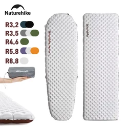 Naturehike Inflatable Mat 3.2/4.6/5.8/8.8 R Value Outdoor Ultralight Sleeping Pad Camping Portable Tent Moisture-proof Mat