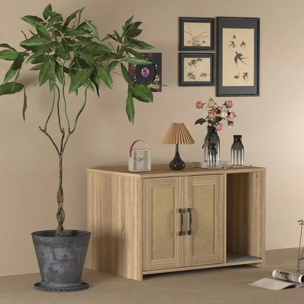 

Garbage Bin Enclosure Furniture, Wooden Hidden Garbage Bin, Hidden Garbage Bin Furniture, Living Room, Bedroom Storage Cabinets