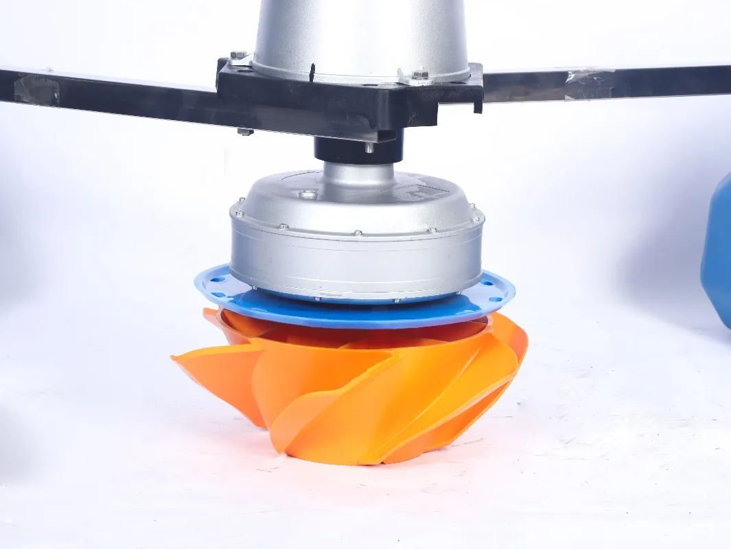 4Kw water splashing type 3 floating balls, automatic floating ball type variable frequency aerator, high efficiency