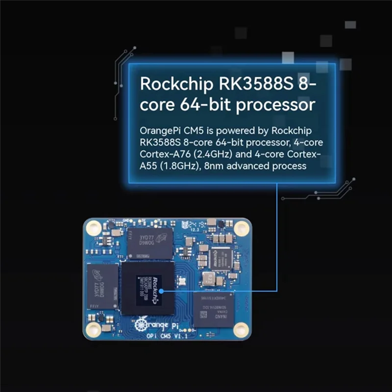 B48A لـ Orange Pi CM5 8GB + 32GB LPDDR4 Rockchip مع اللوح WIFI5-BT5 Opi CM5 تشغيل أندرويد أوبونتو ديبيان #1