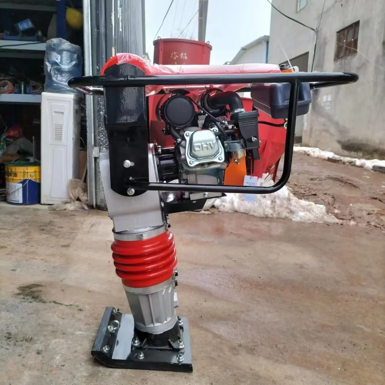 High quality handheld impact vibrator, soil compaction hammer, electric ground jumping jack compactor, compaction hammer