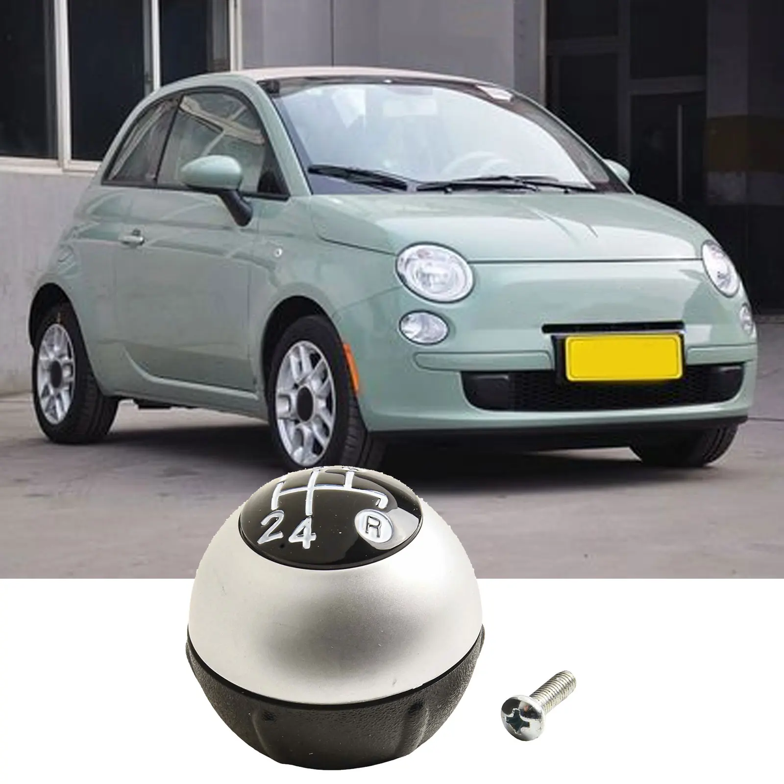 Car Interior Upgrade Carbon Fiber 500C Gear Lever Unique Stylish Design ABS Plastic Material Car Interior Modification For 500C image 3