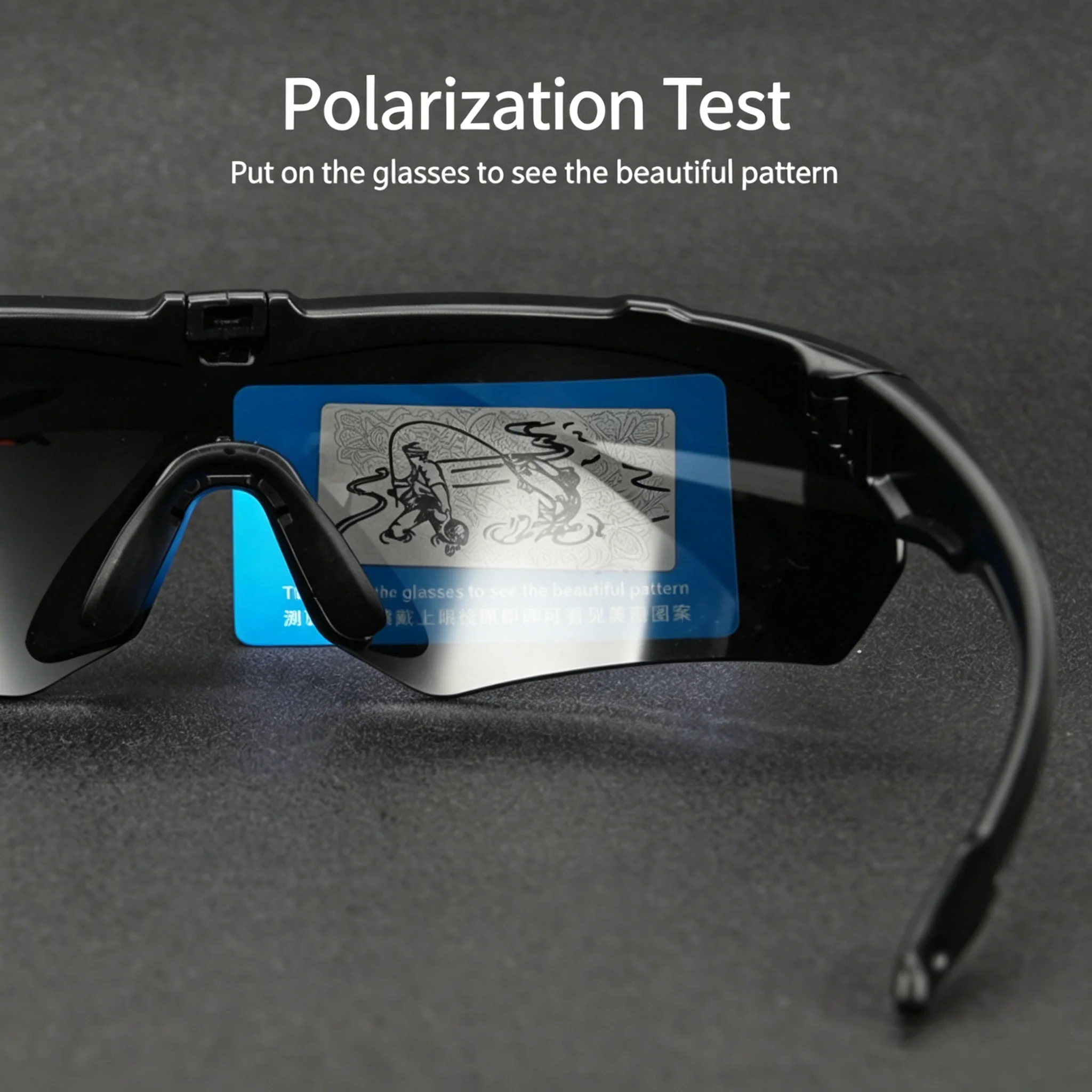 Military-Style Tactical Eyewear Set Polarized Goggles Sunglasses for Airsoft CS Shooting Cycling Sports Protective Gear - view 4