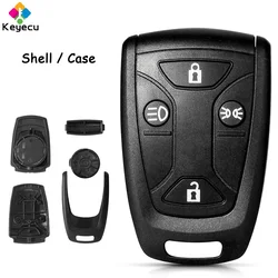 KEYECU Remote Control Car Key Shell Case With 4 Buttons for Saab Scania Truck DC13 143 148 141 4X2 6X2R GRS905 R/ S/ G/ P Series