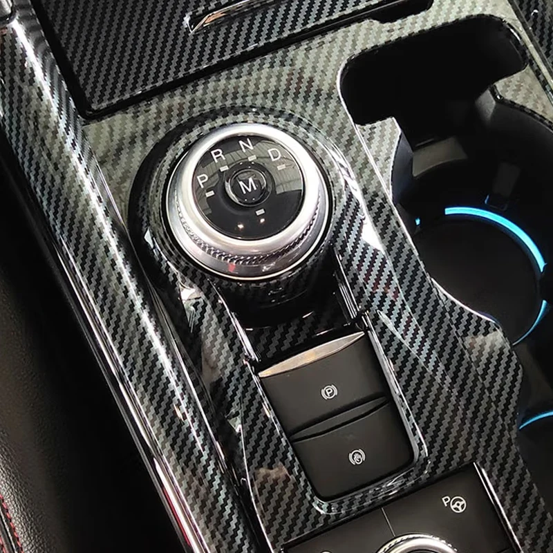Interior Gearshift Knob Cover Trim Panel For Ford Explorer ST XLT U625 2020 2021 2022 2023 Car Accessories Stickers
