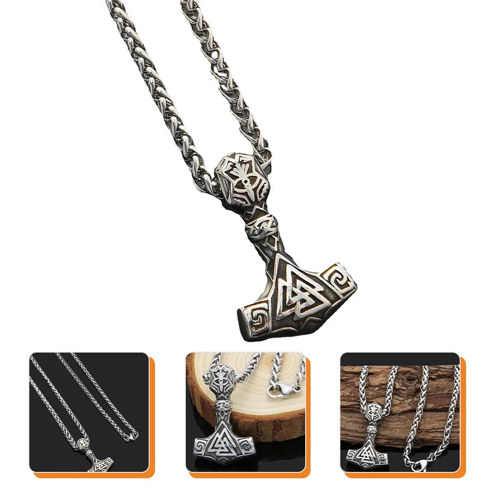 

Men's Necklaces Male Mens Viking Jewelry for Boutique Pendant Man