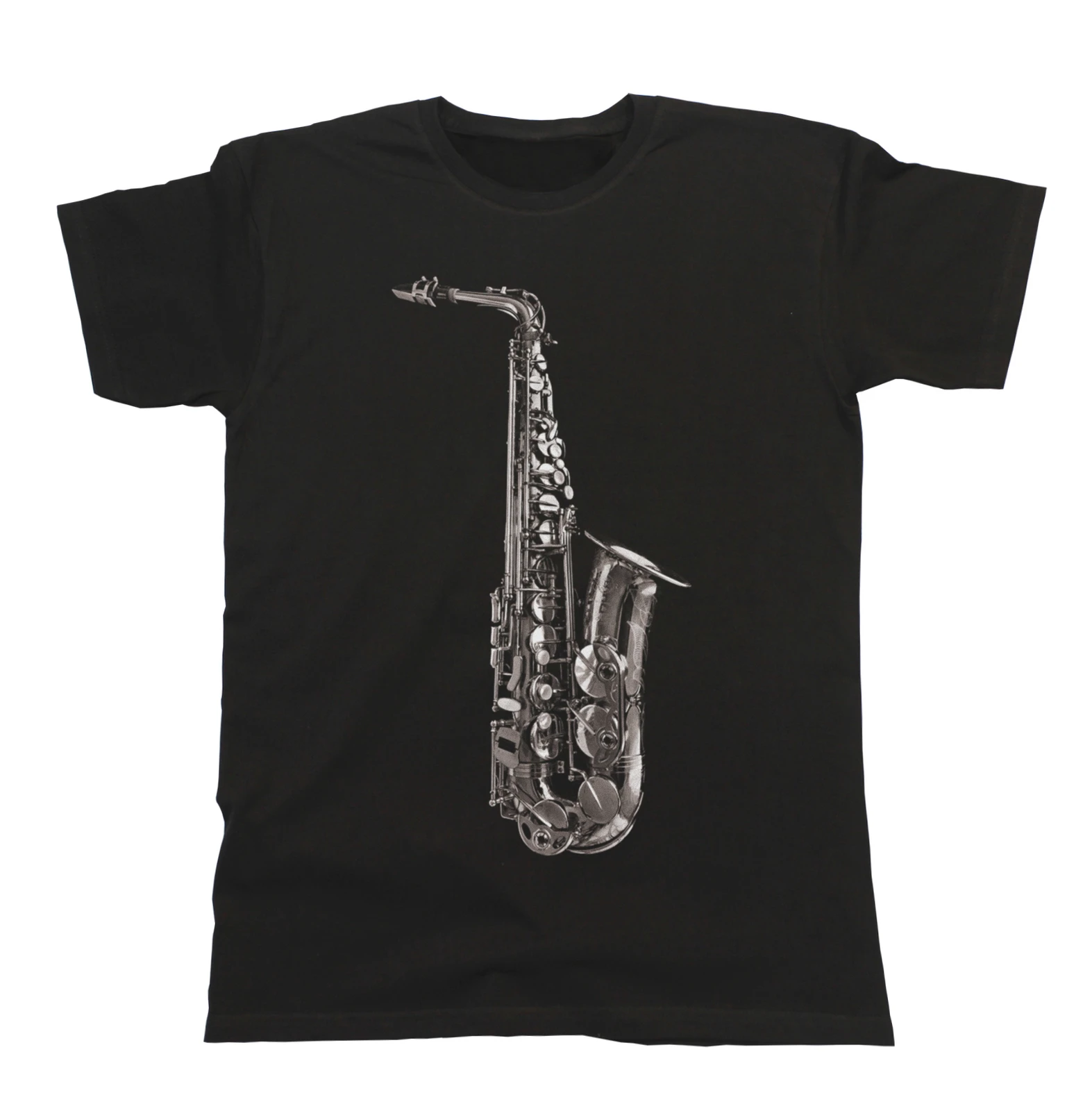 

Mens Quality Cotton T-Shirt SAXOPHONE Music Instrument Musician Band Sax player