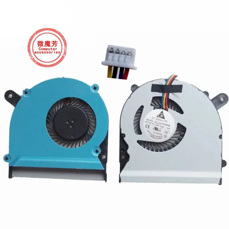 Laptop CPU Cooling Fan para ASUS, Refrigerador do processador do computador, S400, S400C, S400CA, S400E, X402C, X402E, F402C, X502C, Novo