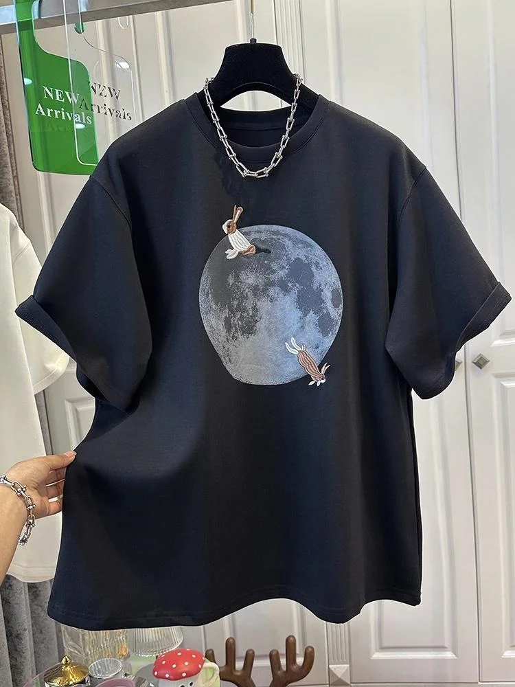 2025 Nuova Estate Elegante Moda Tinta Unita Stile Cinese T-shirt per Le Donne Allentato Casual Manica Corta O Collo Retro Magliette E Camicette